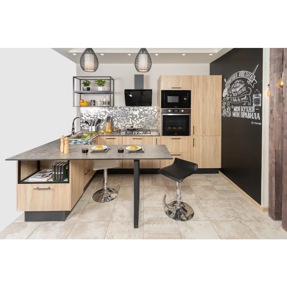 Дверь для ящика Delinia ID «Сантьяго» 80x13 см, ЛДСП, цвет коричневый STLM-2161627 - Вид №6