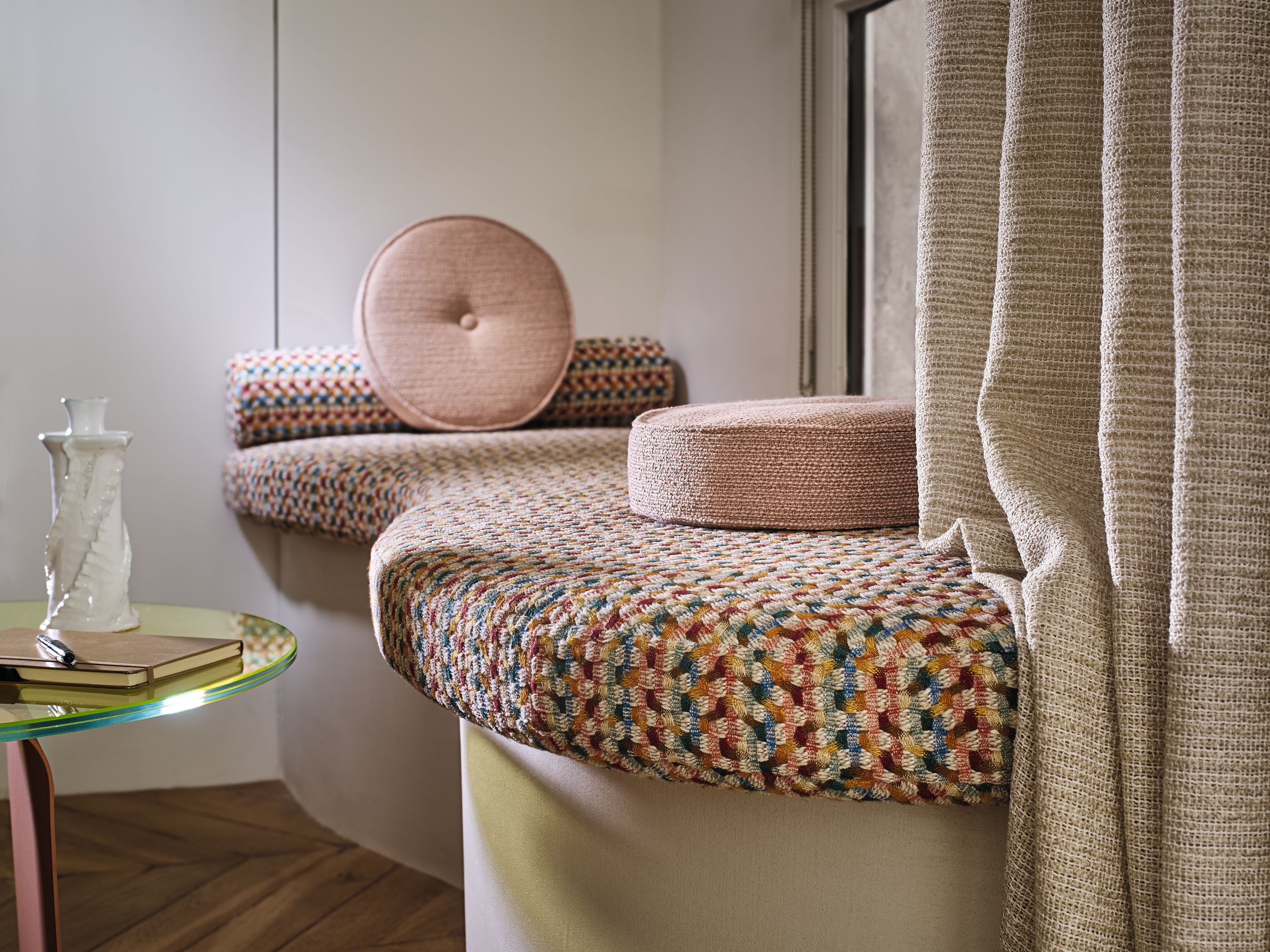 Многоцветная Жаккардовая ткань Casamance Paddington ARCH-00138267 - Вид №1