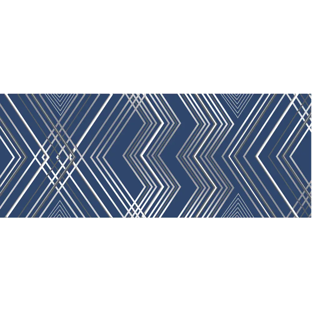 Декор настенный Azori «Festa» 20.1x50.5 см цвет синий индиго STLM-2119827