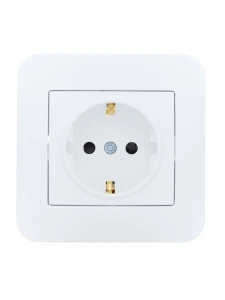 ASTI Розетка с защитой от детей ПБТ белая