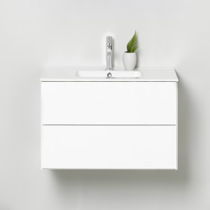 20071211 Afton Шкаф Для Умывальника 800 Белый, Открываемый Westerbergs Белый