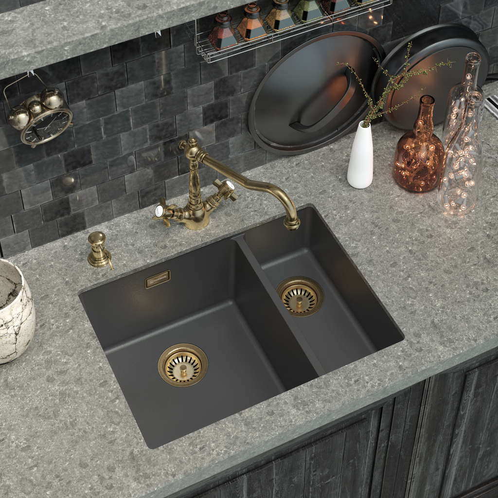 Кухонная мойка Kata 55-2-U BL OMOIKIRI 4993389 - Вид №1