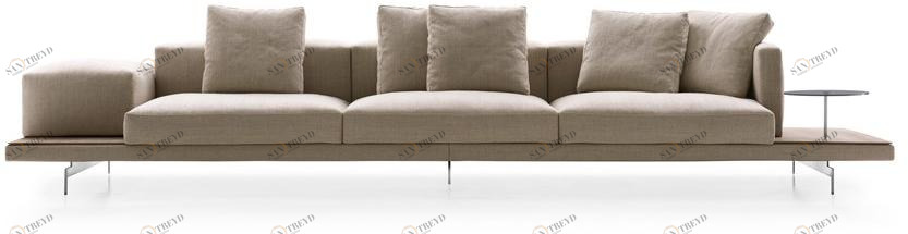 B&B Italia 3-х местный тканевый диван Dock sun-id-1376507