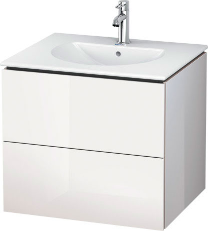 LC626108686 L-Cube Тумбочка подвесная Капучино глянцевый лак Duravit - Вид №2