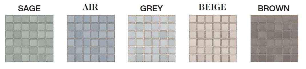 Мозаика из керамогранита Supergres Подходящая палитра №2 ARCH-00042531