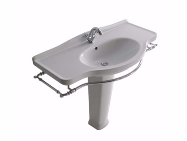 Керамическая раковина с держателем для полотенец Galassia ETHOS ARCH-00088769