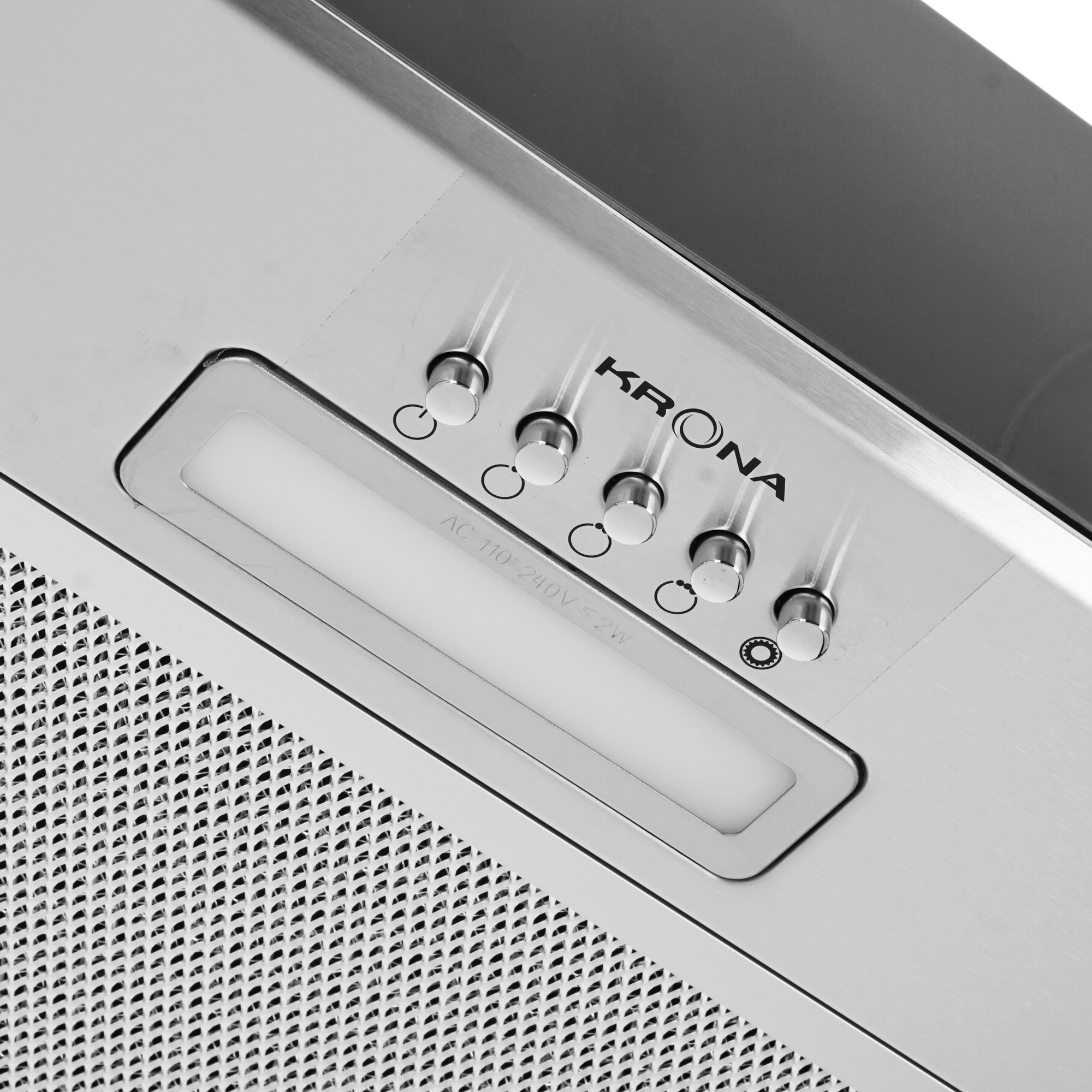 5356573 Вытяжка полновстраиваемая KRONA AMELI LIGHT 600 PB серебристый STDN-0084898 - Вид №4