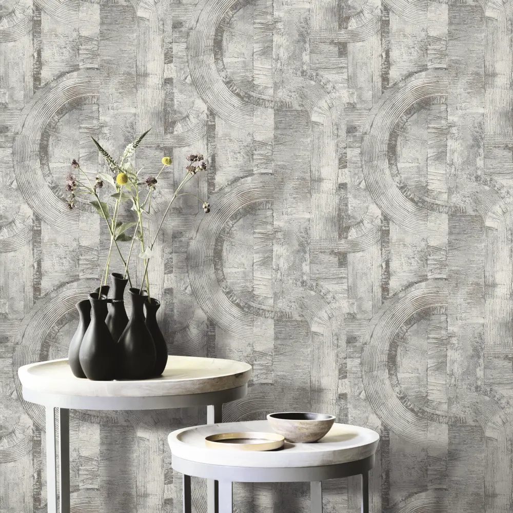 Обои флизелиновые Rasch Compos графитовые 1.06 м R973716 COMPOSITION STLM-2056394 - Вид №2