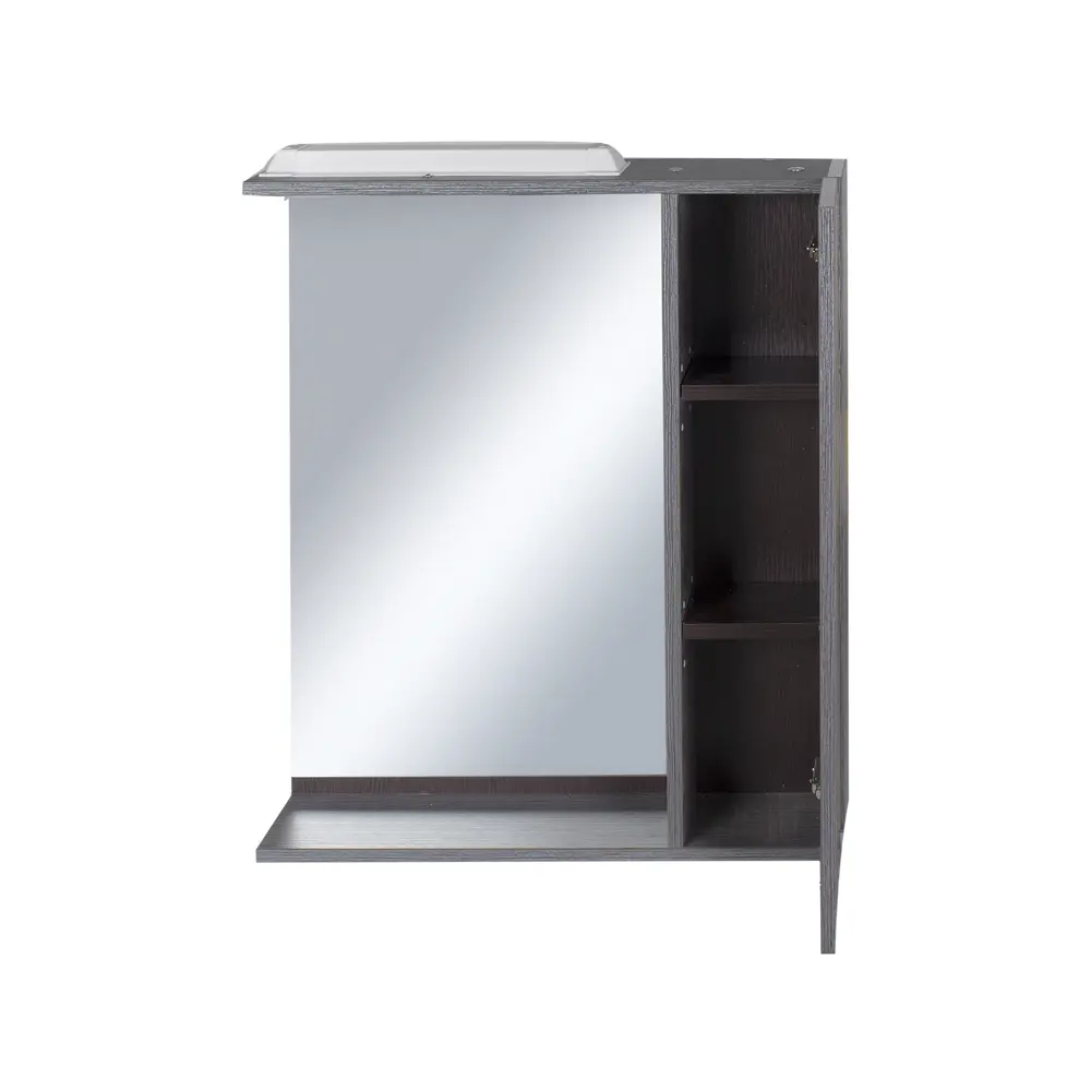 Шкаф зеркальный «Торонто» 60 см цвет серый Santreyd STLM-2210432 - Вид №1