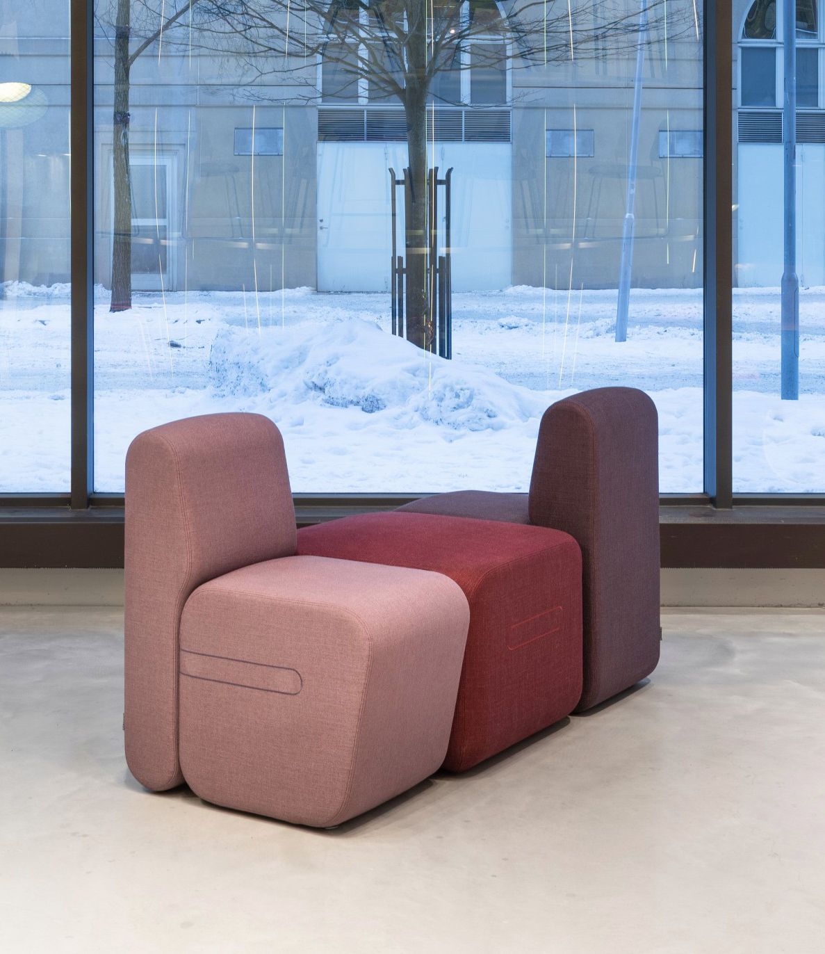 Квадратный пуф из ткани Bla Station ARCH-00129486 - Вид №14