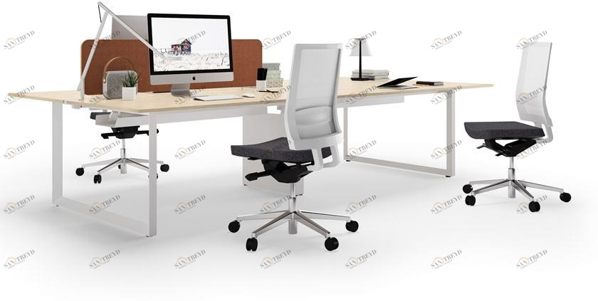 Sinetica Модульный прямоугольный рабочий стол Diamond sun-id-1387545