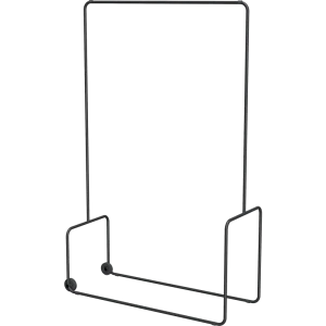 Вешалка напольная Spaceo 100x160x40 см металл цвет графит 82761891 STLM-2059630