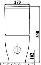 MA361-11CB00E-0000 MARE Унитаз Creavit Mare - Вид №6