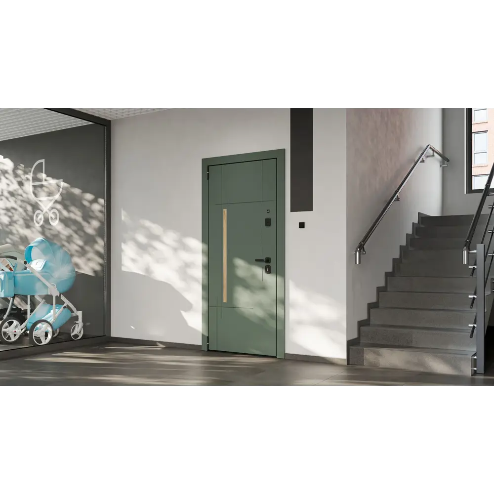 Дверь входная металлическая Грин Классик 86x205 см левая шелк грейдж TOREX STLM-2028198 - Вид №16