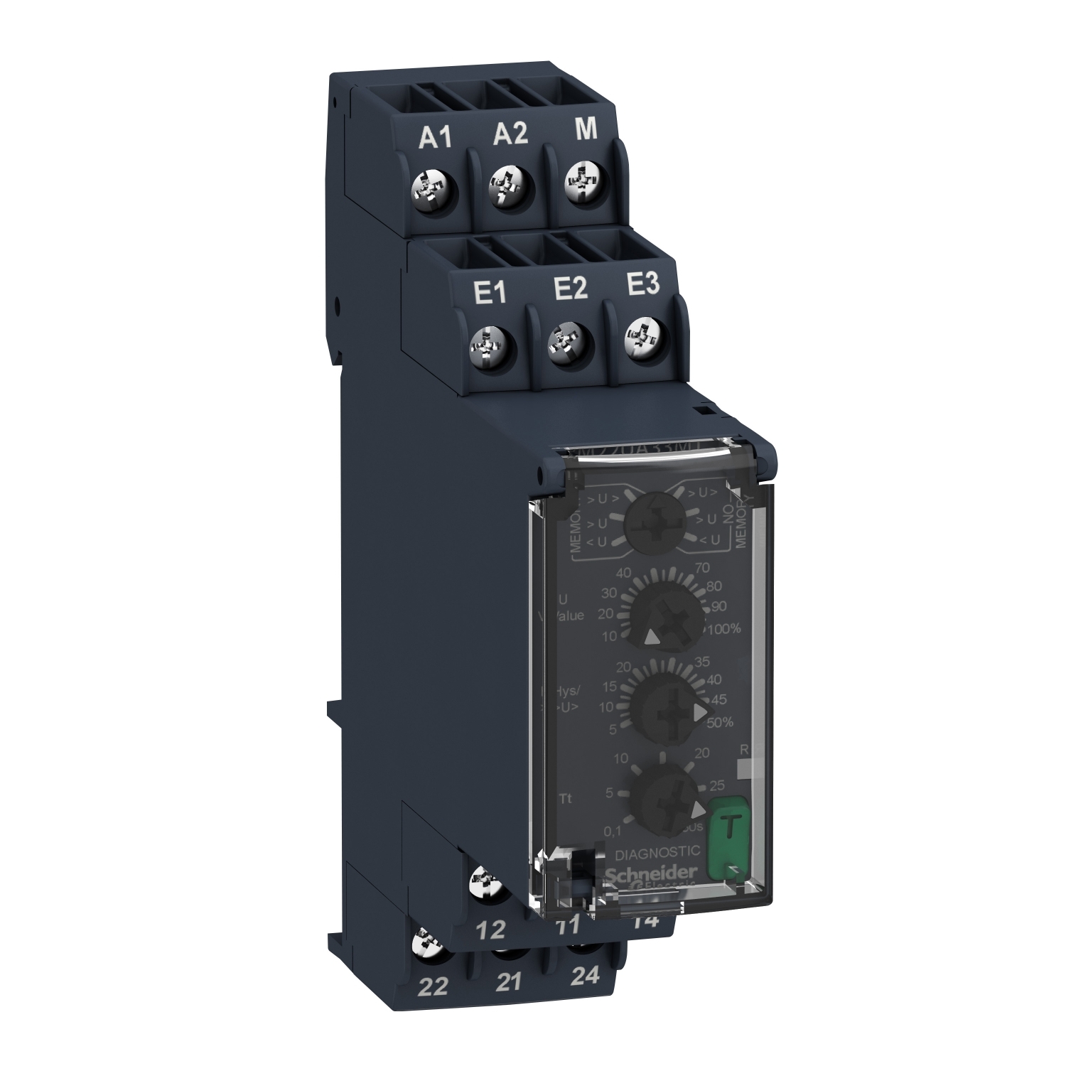 RM22UA33MT РЕЛЕ КОНТР. ПОВ./ПОН НАПР., С/БЕЗ ПАМЯТ. Schneider Electric Компоненты управления 