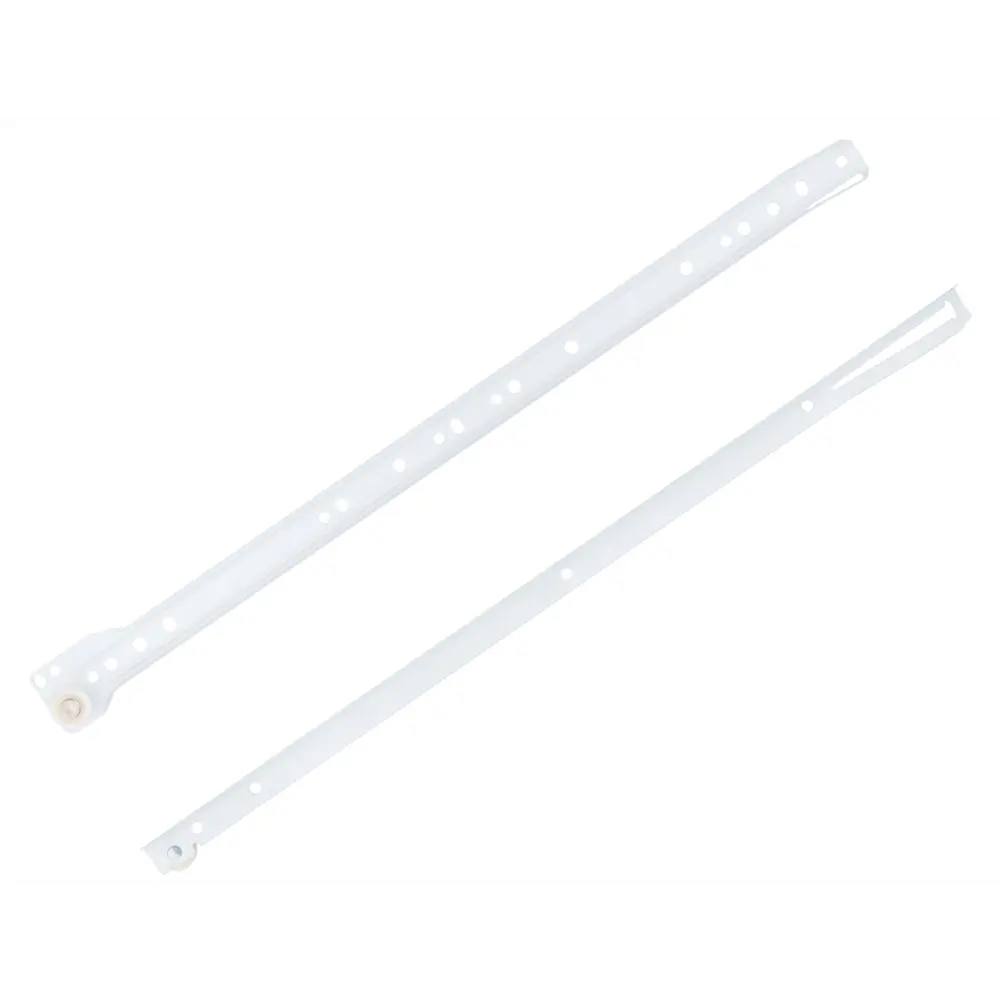 Мебельные направляющие 450x35 мм металл цвет белый 2 шт Santreyd STLM-2173482