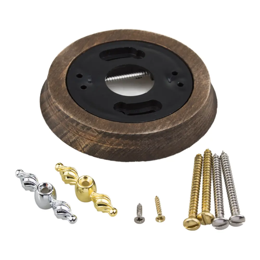 Выключатель накладной Electraline Bironi Ретро 1 положение керамика цвет коричневый STLM-2147391 - Вид №3