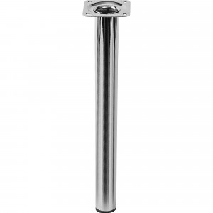 82732782 Ножка круглая 300х30 мм, сталь, цвет хром