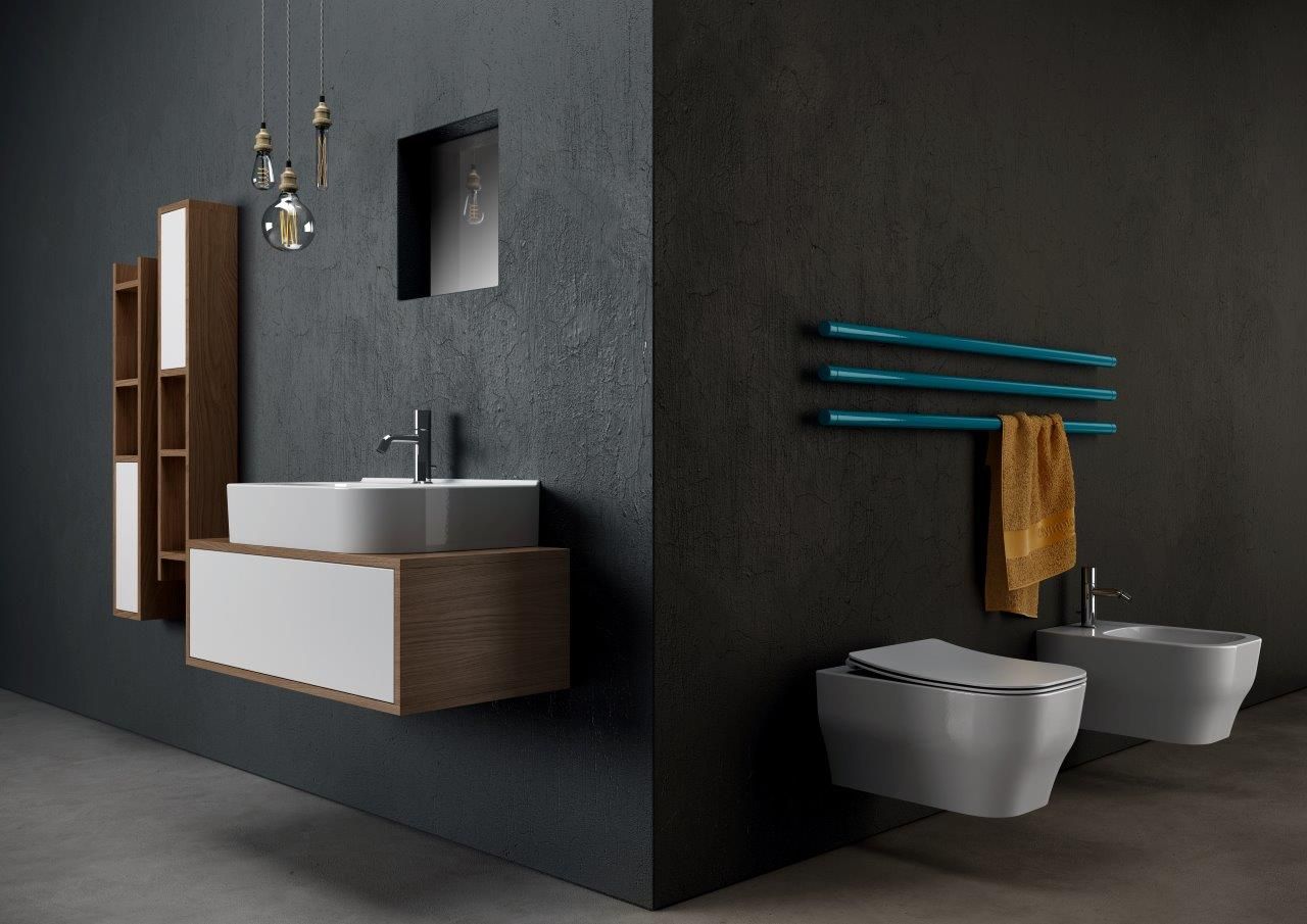 Туалет висит в витрине без бриды Olympia Ceramica Synthesis Eco ARCH-00041743 - Вид №6