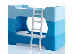 Штабелируемая двухъярусная односпальная кровать