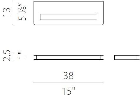 PANZERI Настенный светильник из металла Flat sun-id-1452066 - Вид №1