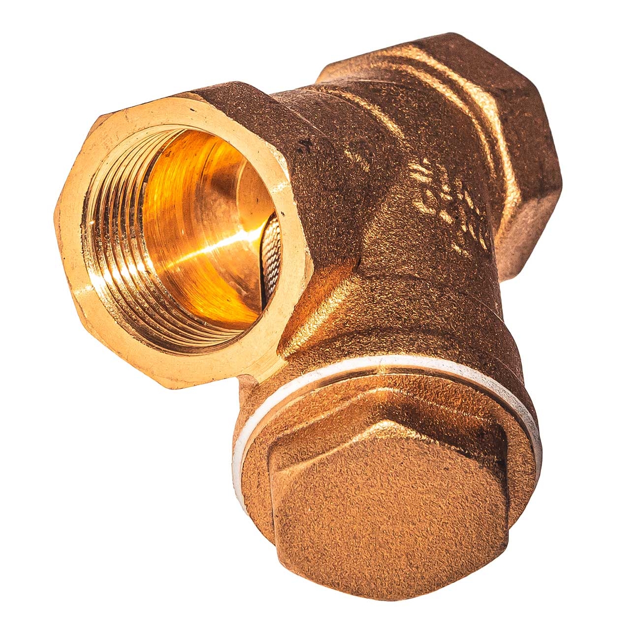 4010 Фильтр косой сетчатый грубой очистки в/в 3/4", латунь LAB.Space  - Вид №4