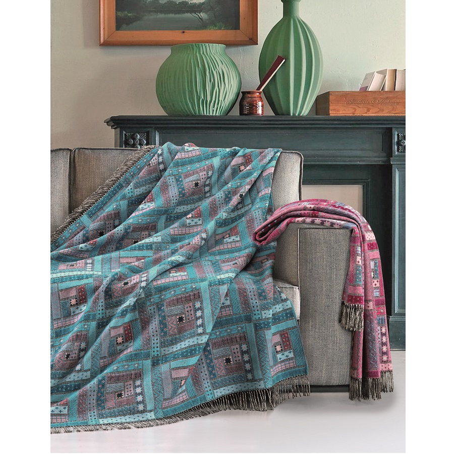 Плед Baltimora, 130х180 см, голубой MARZOTTO BALTIMORA6950 - Вид №1