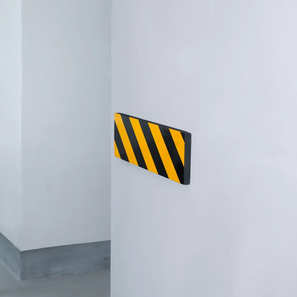 Демпфер для стен Standers прямой 50x15 см, пластик, цвет чёрный STLM-2199484 - Вид №3