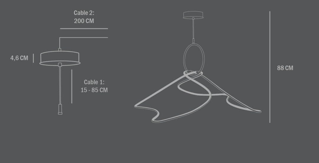 Латунный светодиодный потолочный светильник 101 Copenhagen Kumo ARCH-00134670 - Вид №4
