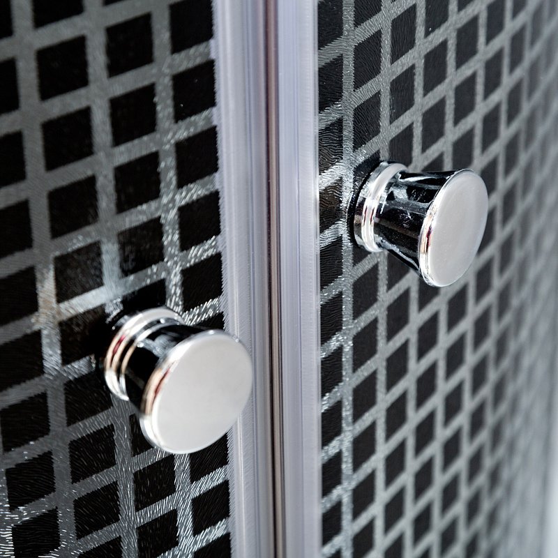 D90 Душевая кабина DETO Серия D L 801 с гидромассажем BLACK - Вид №7