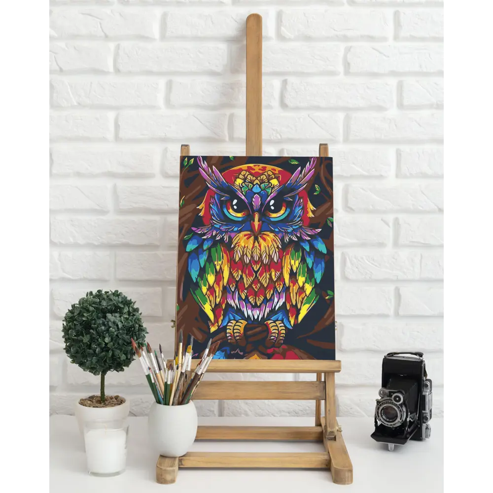 Картина по номерам Мудрая сова 40х50 см FBRUSH STLM-2001985 - Вид №2