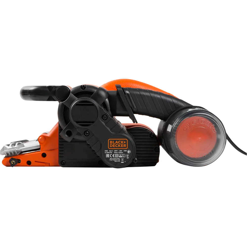 Ленточная шлифовальная машина сетевая Black&Decker KA88-QS, 720 Вт, 75x533 мм 13089524 STLM-2167081 BLACK + DECKER  - Вид №1