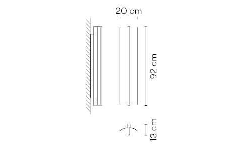 Светодиодный настенный светильник Vibia Kontorno ARCH-00114635 - Вид №2