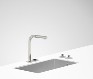 41270790-06 Eunit kitchen электронный функциональный блок - платина матовая Dornbracht Elio