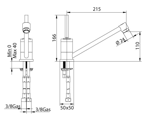 167320PN00 Смеситель Bandini Coco Santreyd - Вид №1