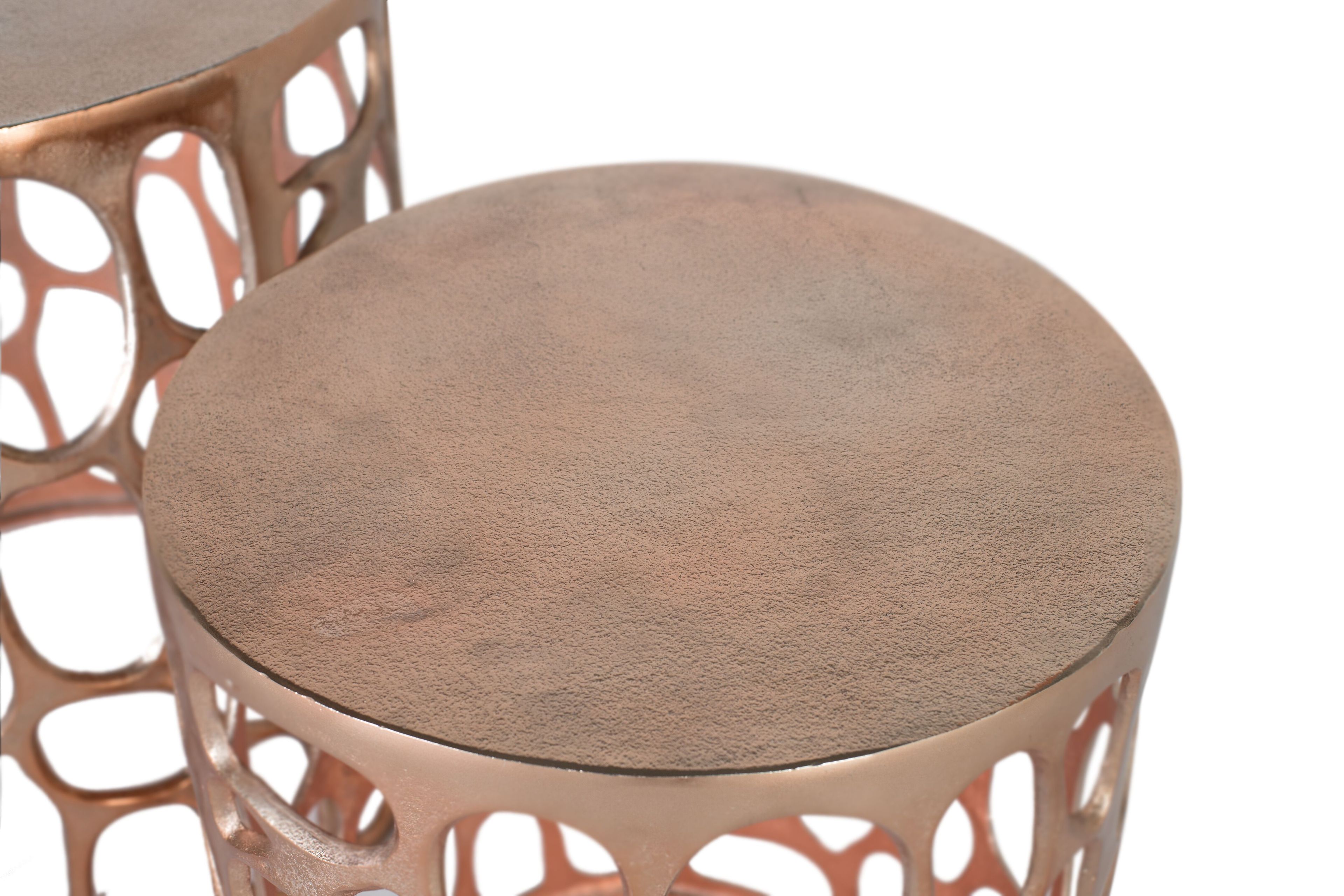 Высокий круглый металлический журнальный столик Giner y Colomer 1493 ARCH-00023353 - Вид №2