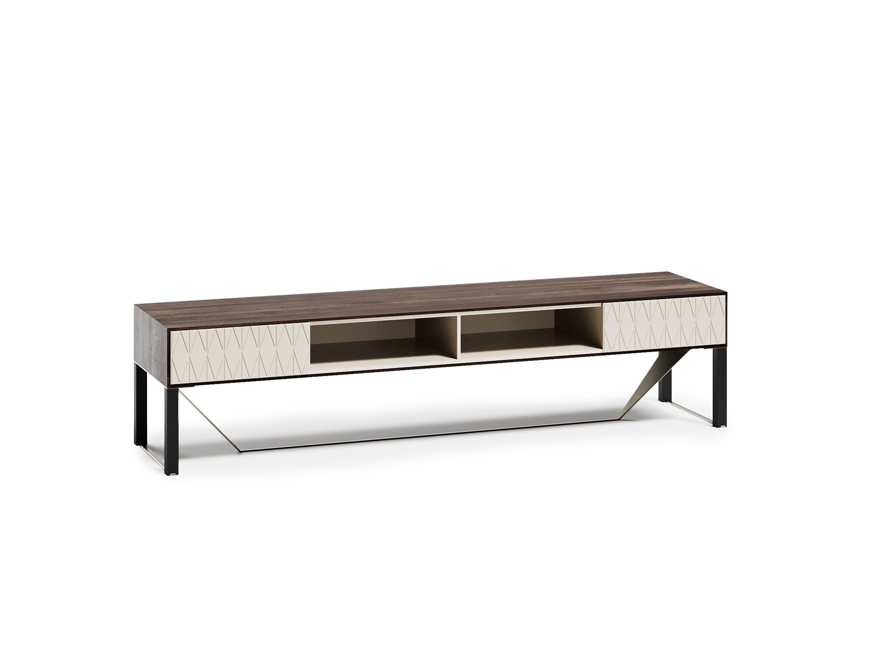 Низкий деревянный шкаф для телевизора с ящиками Capital Collection Prisma ARCH-00152797 - Вид №1