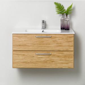 20071216 Afton Шкаф Для Умывальника 800 Ek, Мягкое Закрытие Westerbergs Дубовый