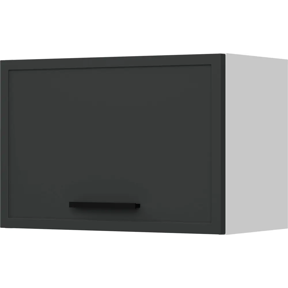 Кухонный шкаф навесной над вытяжкой Неро Delinia 50x33.8x29 см МДФ цвет графит STLM-2051109 - Вид №1