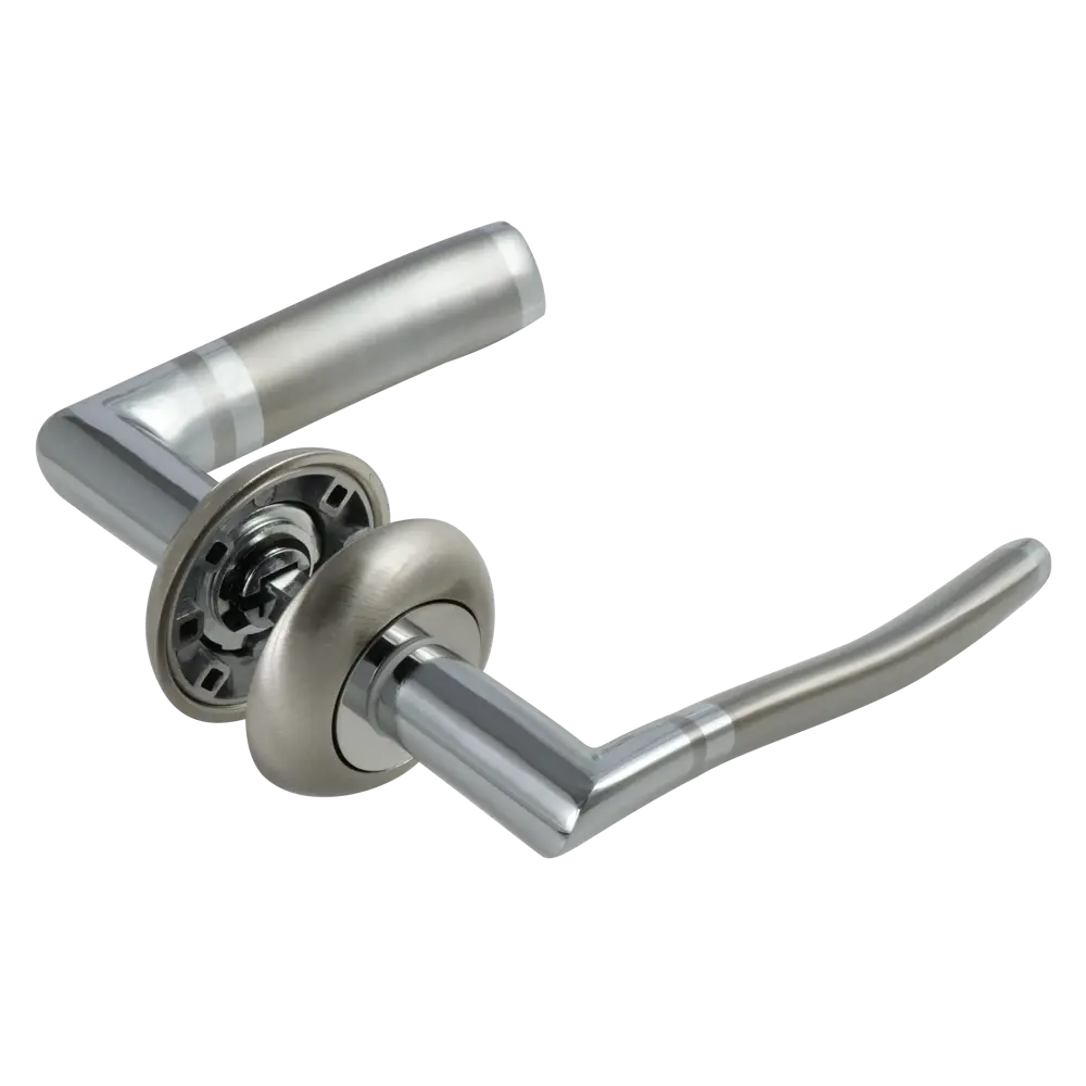 Дверные ручки Edson EDS-6H-R1 в стильном никелевом исполнении 85168523 STLM-0059337