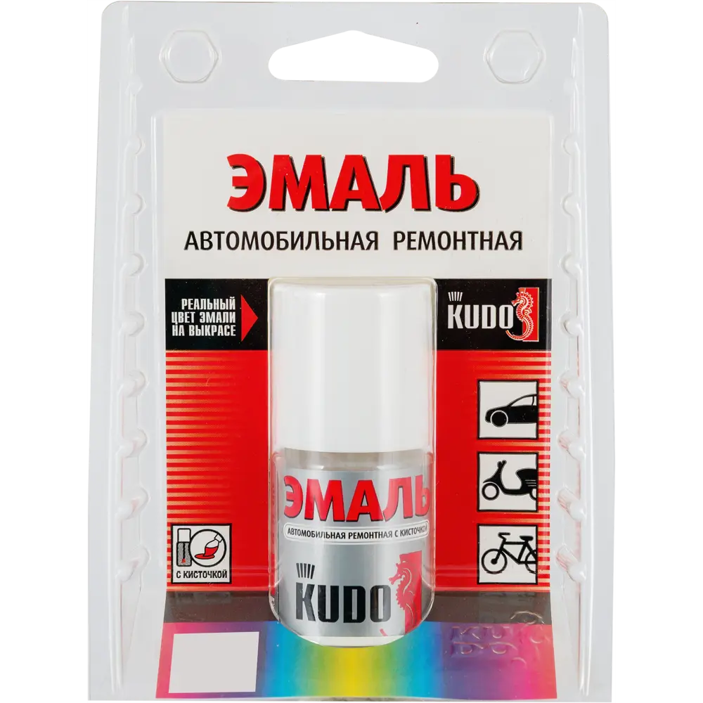 Эмаль автомобильная Kudo с кисточкой цвет ледниковый 15Мл STLM-2088026 - Вид №2