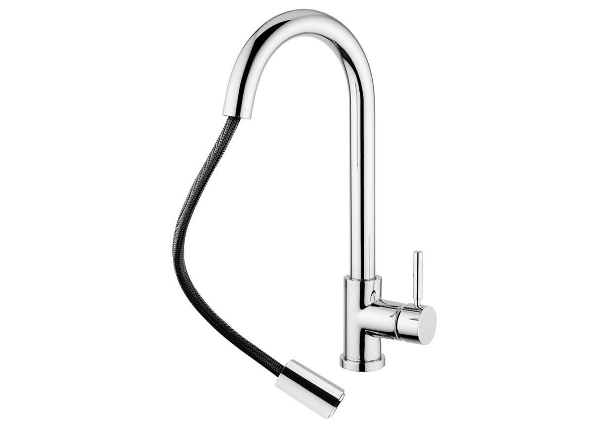 Однорычажный кухонный смеситель со съемным ручным душем и поворотным изливом Gaia Mobili Complements ARCH-00052577 - Вид №1