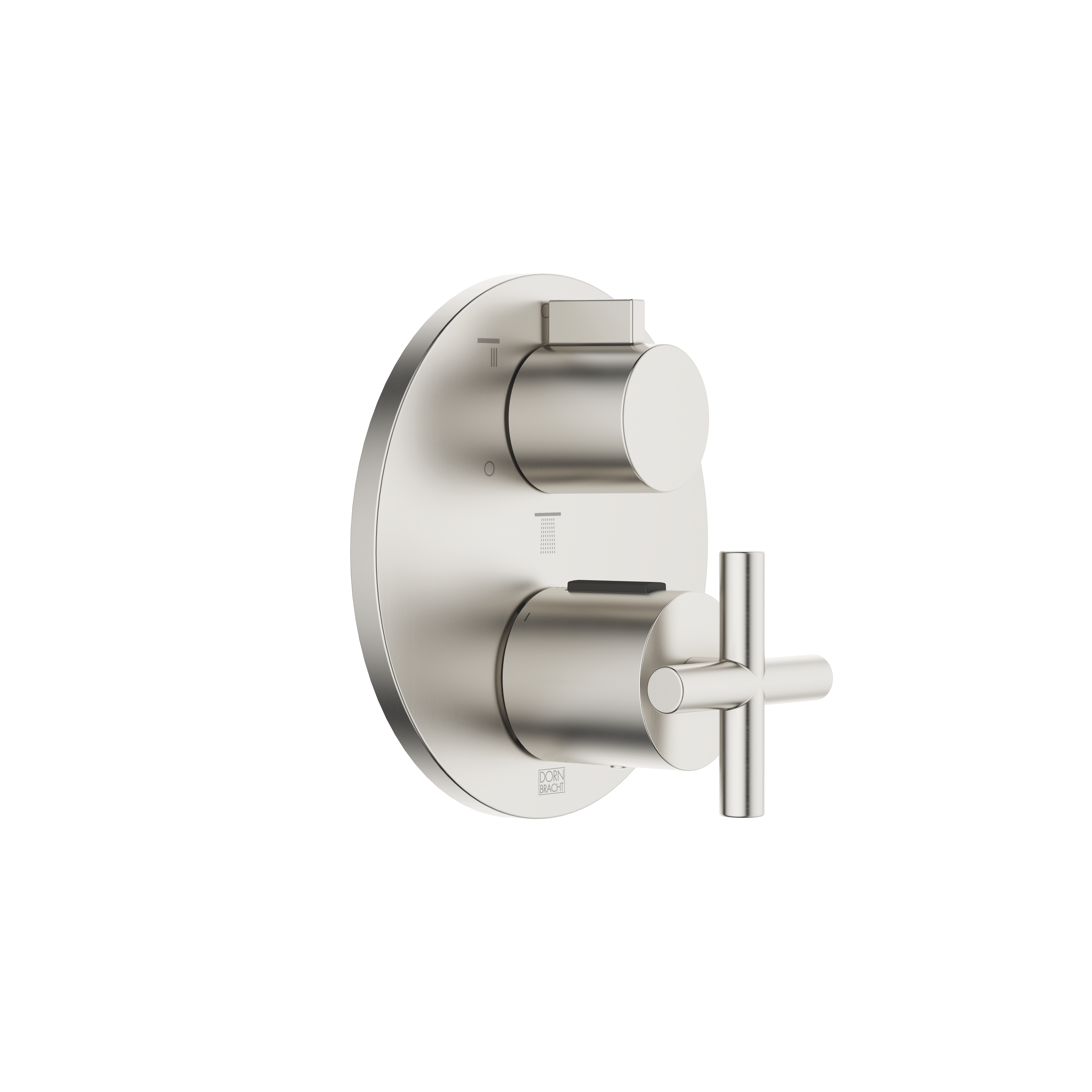 TARA Скрытый термостат с трехфункциональным регулятором громкости – матовая платина DornBracht 36427892-06