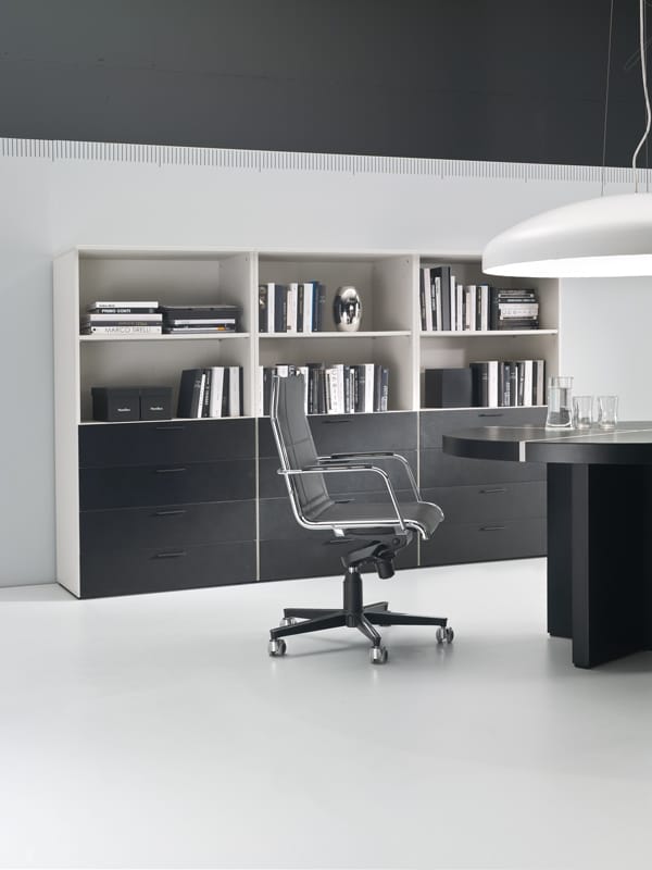 5-спицевое кожаное офисное кресло с колесами i 4 Mariani ARCH-00096359 - Вид №7