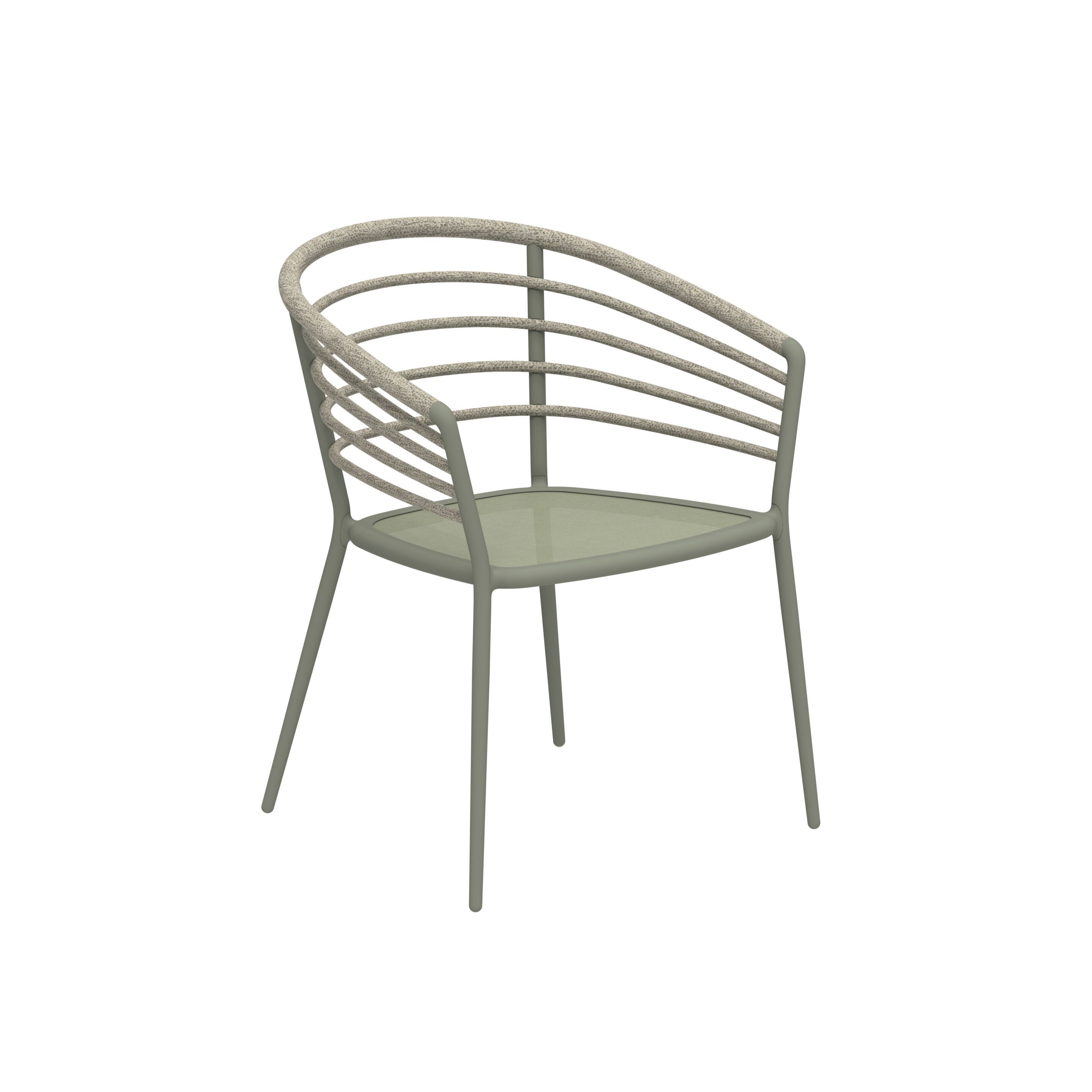 Алюминиевый садовый стул с подлокотниками Royal Botania Archy ARCH-00101924 - Вид №9