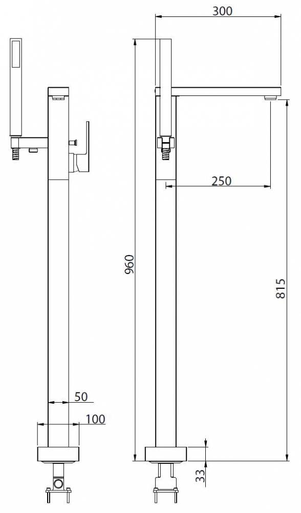 LRN06508 Смеситель M&Z Lauren Santreyd - Вид №1