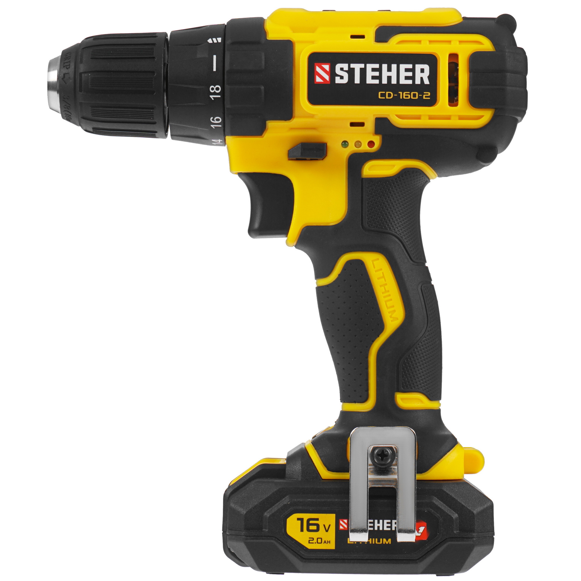 Дрель-шуруповерт STEHER CD-160-2 9963359 STDN-0056995