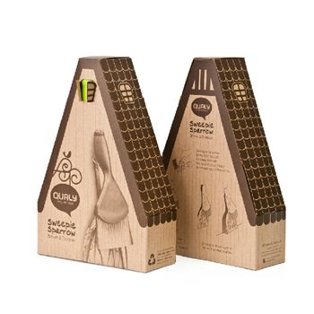 Совок белый прозрачный для уборки крошек Sparrow QUALY  00-3871256 Белый  - Вид №1