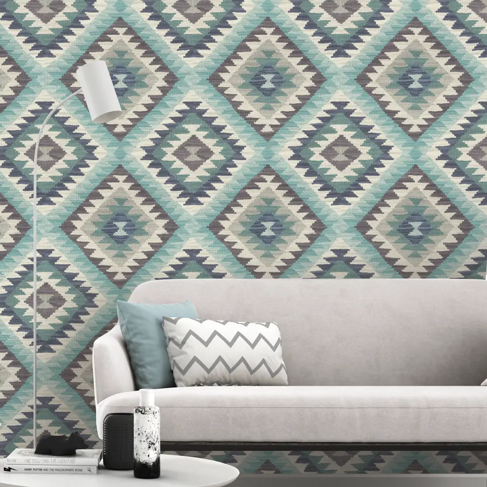 Обои флизелиновые Rasch Barbara Home Collection синие 0.53 м 527452 STLM-2177952 - Вид №2