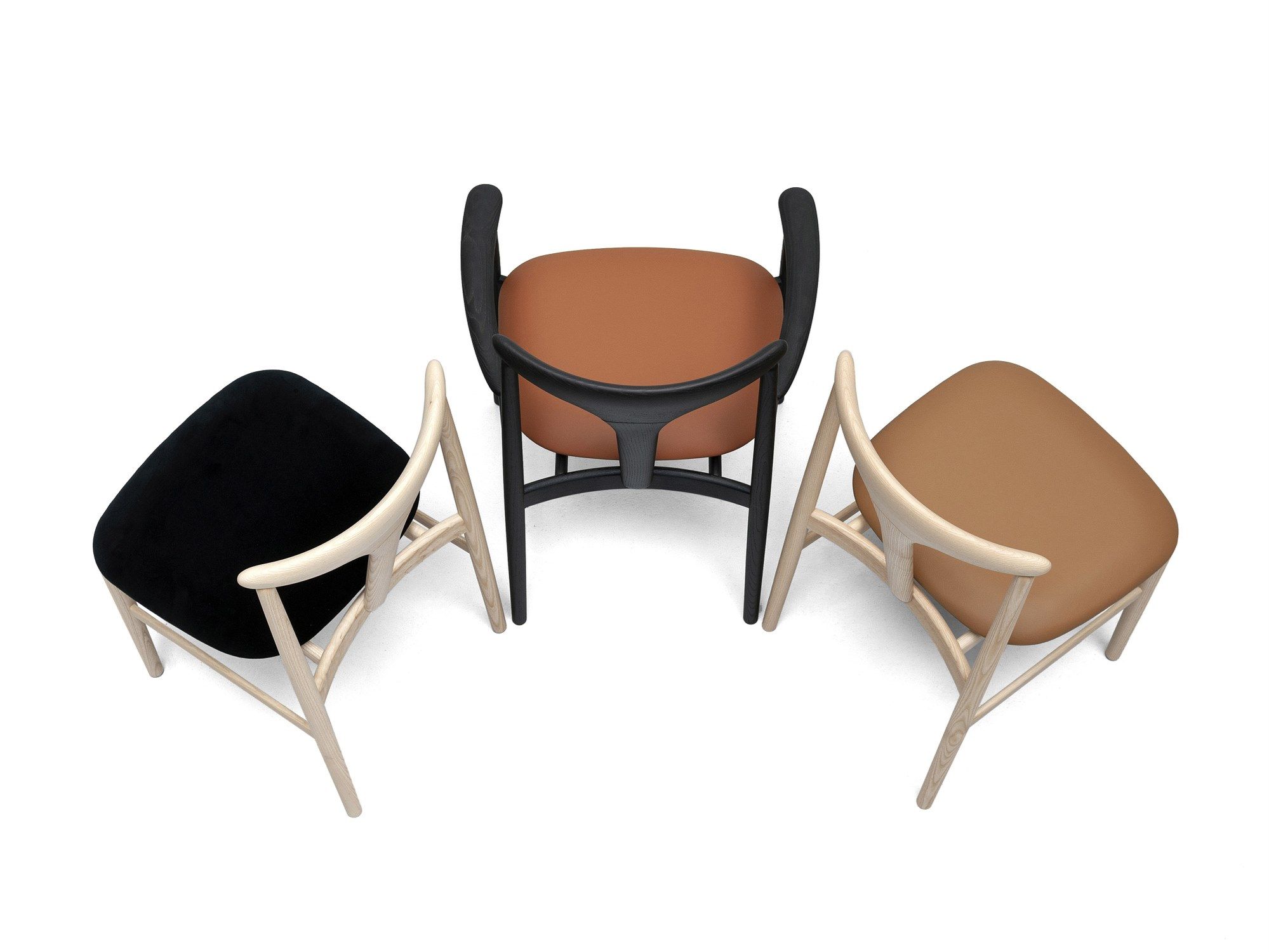 Деревянный стул с мягким сиденьем Kristalia Tonbo ARCH-00072992 - Вид №2